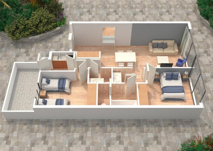 Appartement (2 Chambres) 4/6 Appartements Magic Atrium Plaza Benidorm Appartement (2 Chambres) 4/6 Appartements Magic Atrium Plaza Benidorm